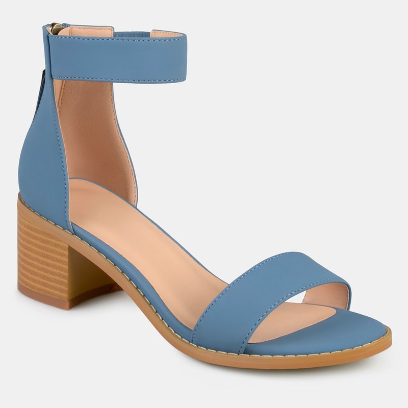 Shop Journee Collection Women's Percy Sandal In Blue