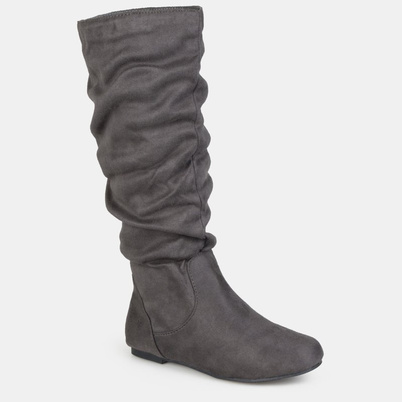 Shop Journee Collection Women's Rebecca-02 Boot In Grey
