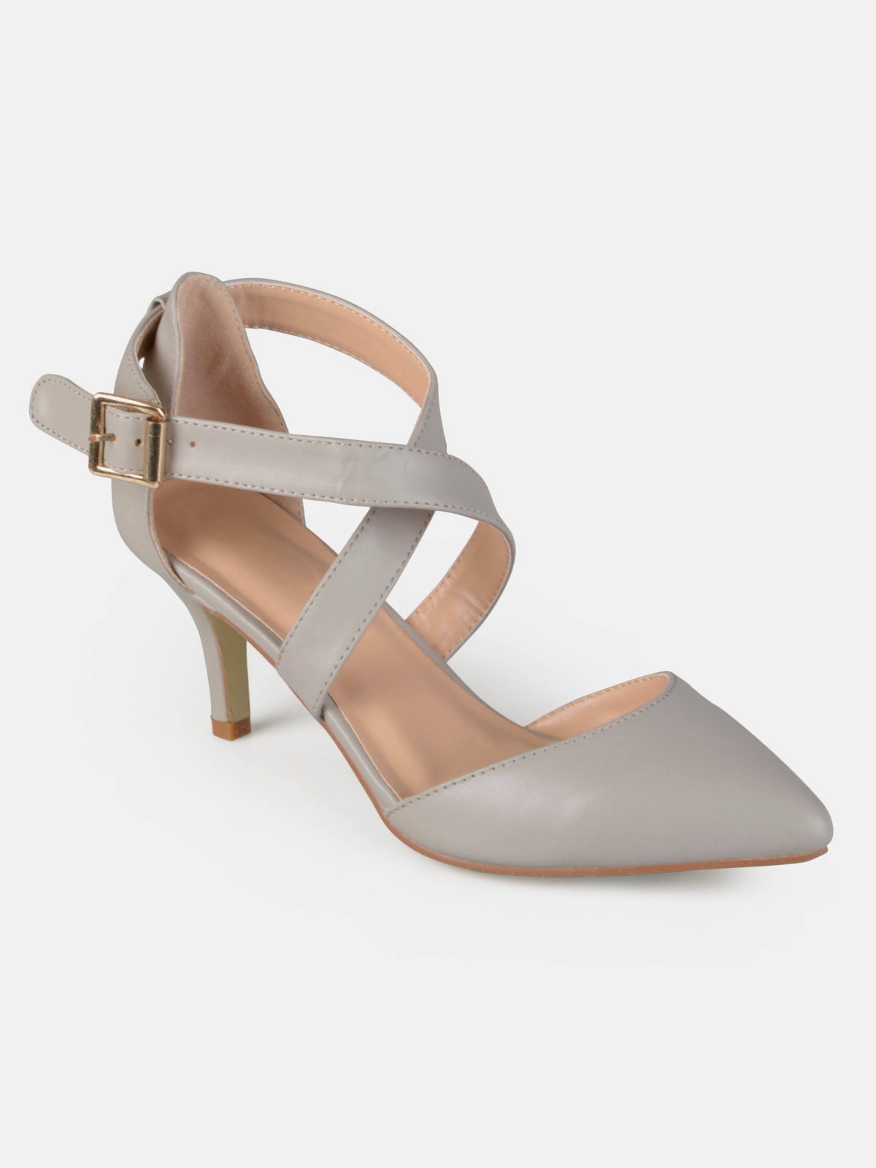 Journee Collection Women's Riva Pump In Grey