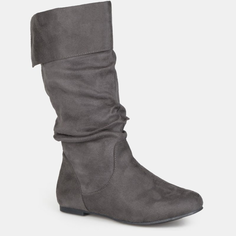 Shop Journee Collection Women's Shelley-3 Boot In Grey