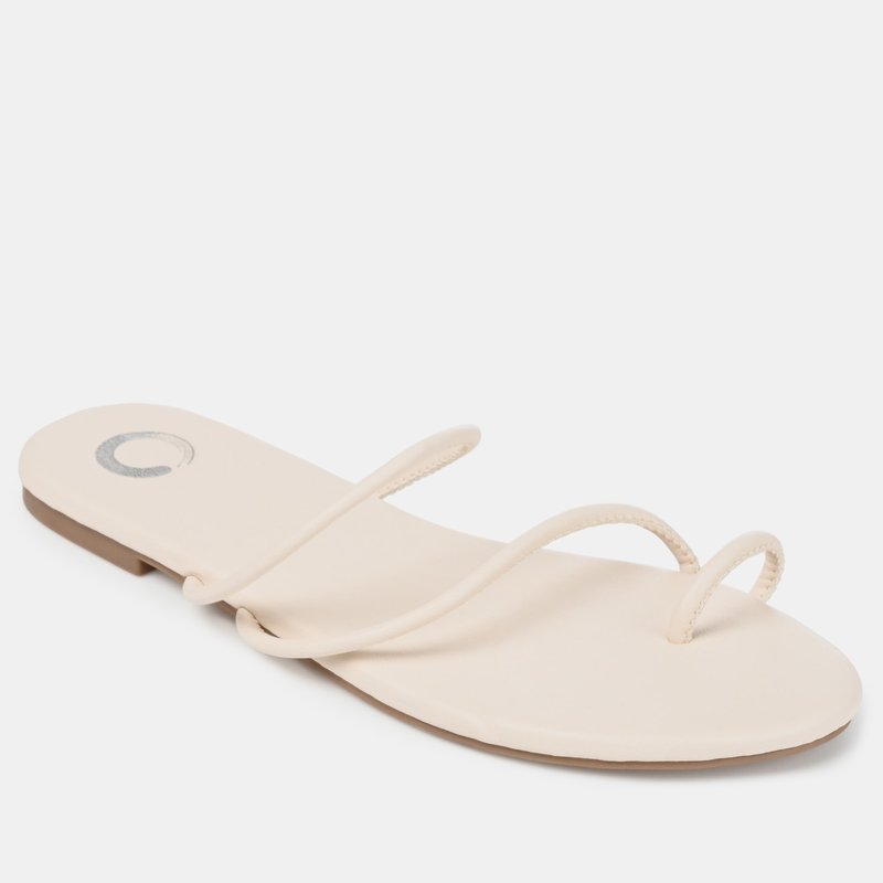 Journee Collection Women's Tanaya Sandal In Off White