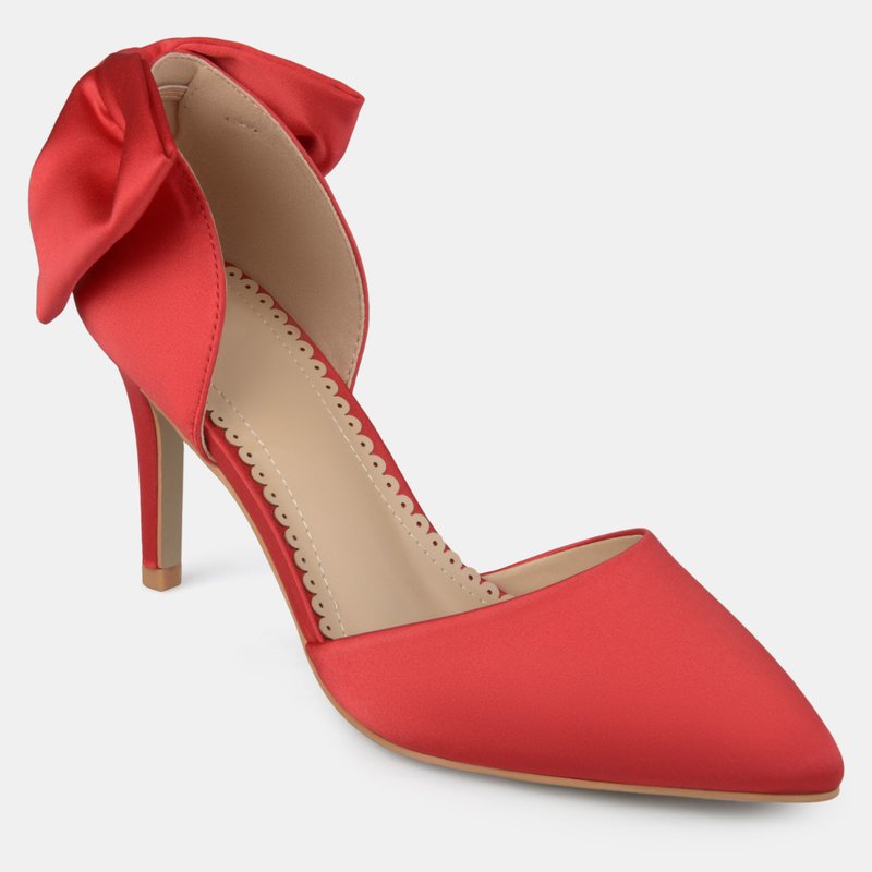 Shop Journee Collection Women's Tanzi Pump In Red