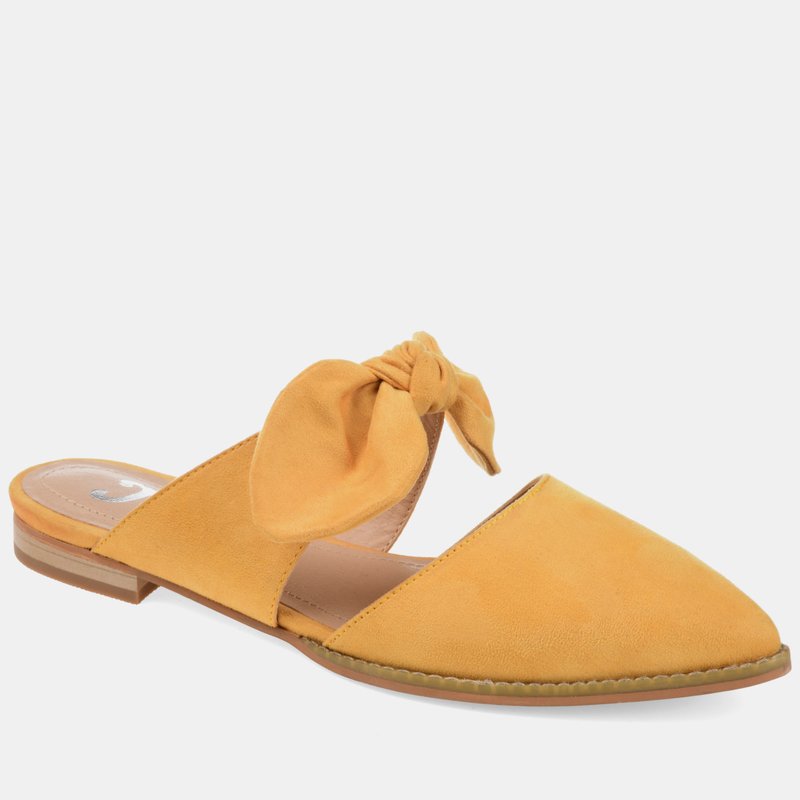 Journee Collection Women's Telulah Mules In Yellow