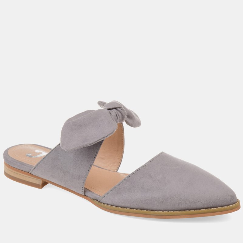 Shop Journee Collection Women's Telulah Mules In Grey