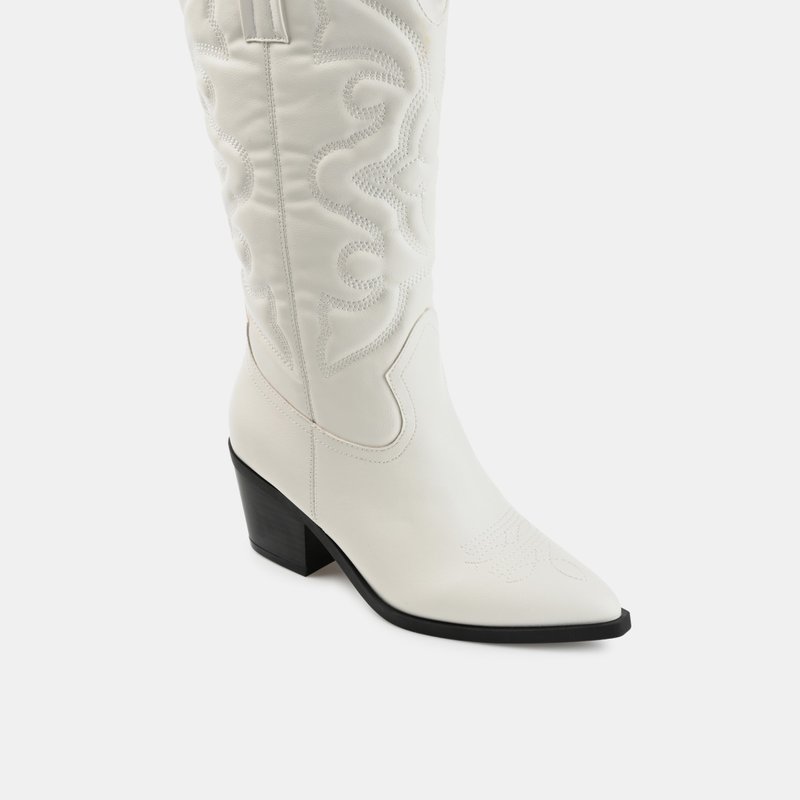 Shop Journee Collection Women's Tru Comfort Foam Chantry Boot In White