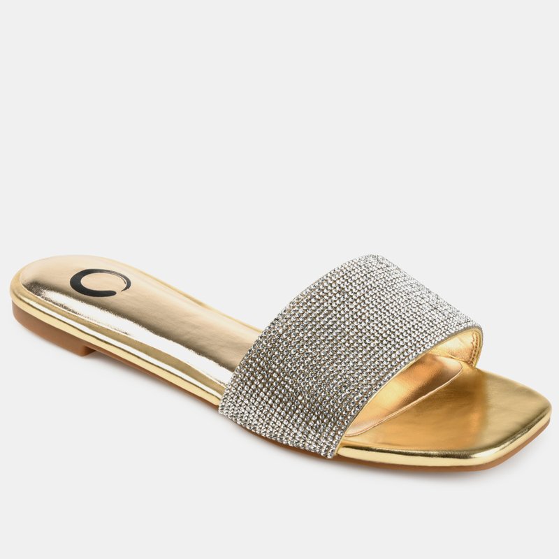 Shop Journee Collection Women's Tru Comfort Foam Grayce Sandal In Gold