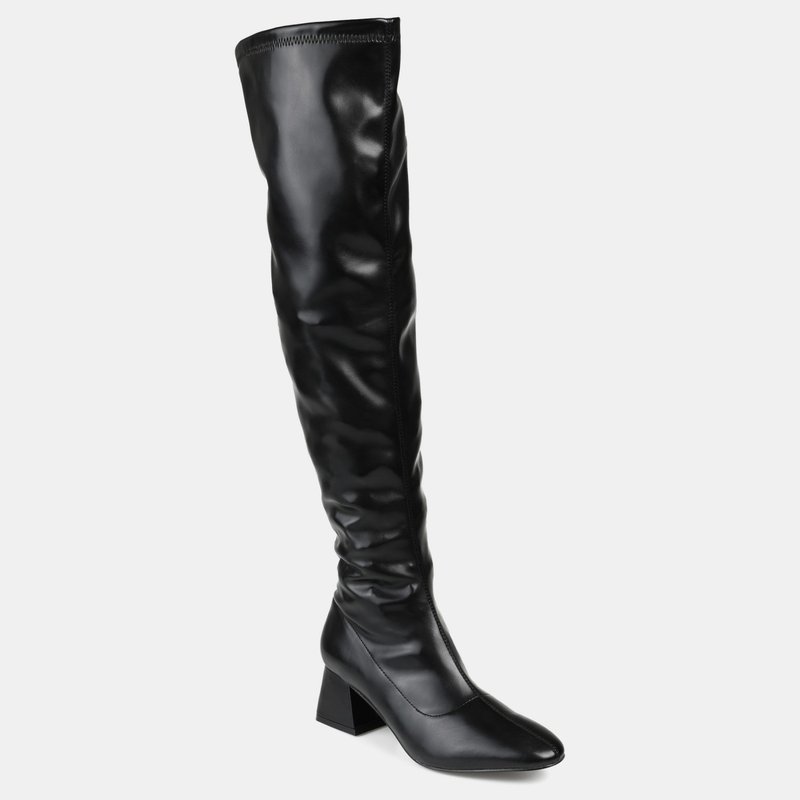 Journee Collection Women's Tru Comfort Foam Extra Wide Calf Melika Boot In Black