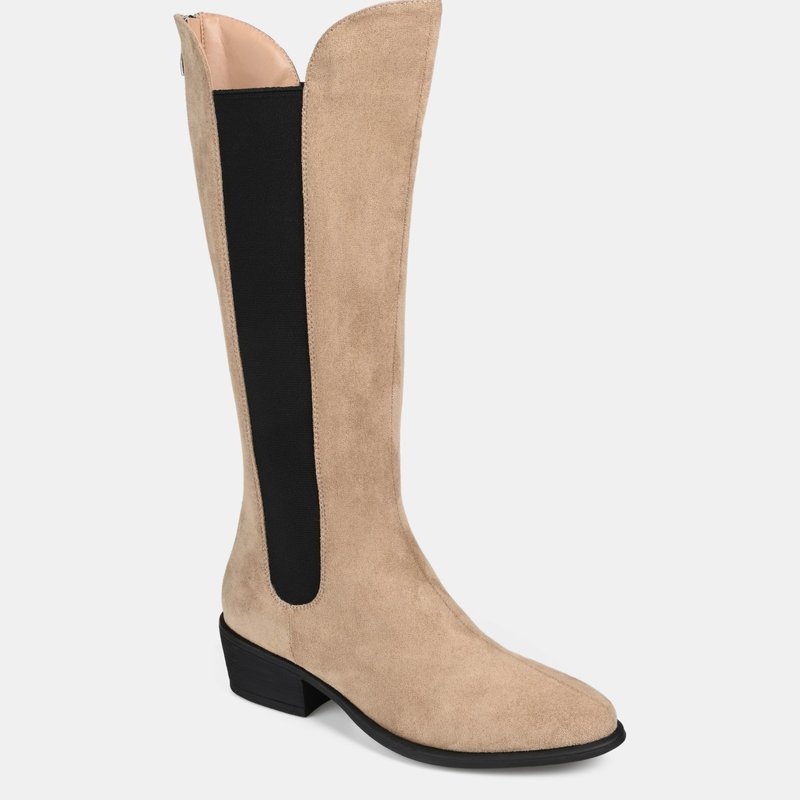 Shop Journee Collection Women's Tru Comfort Foam Wide Calf Celesst Boot In Brown