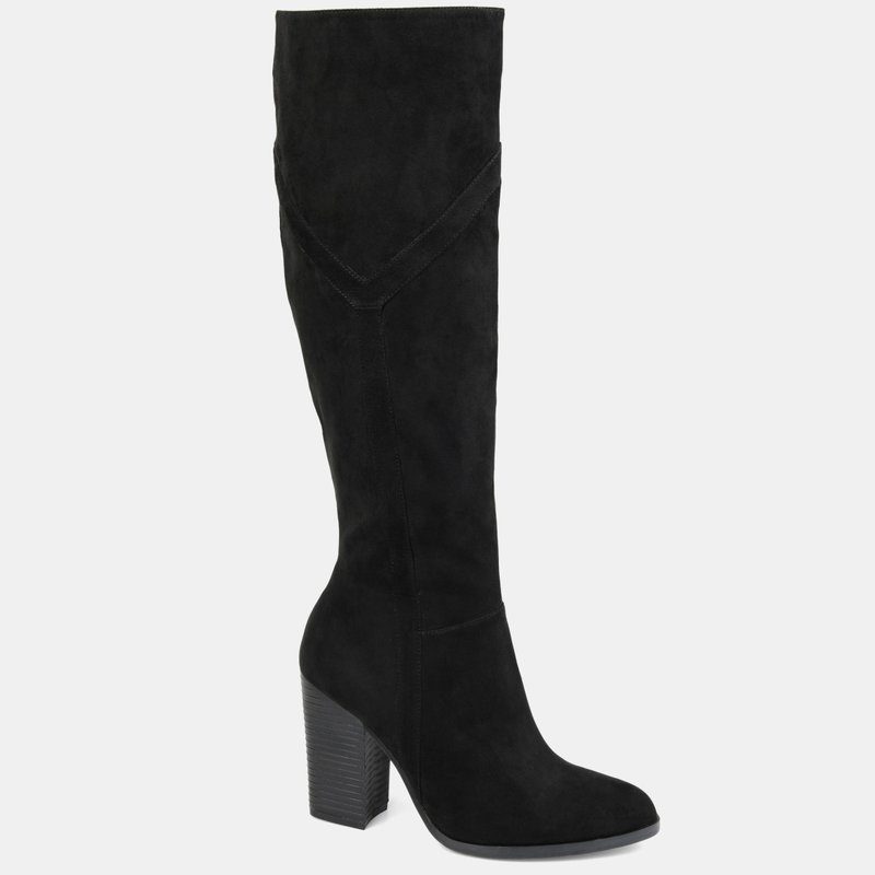 Journee Collection Women's Tru Comfort Foam Wide Calf Kyllie Boot In Black