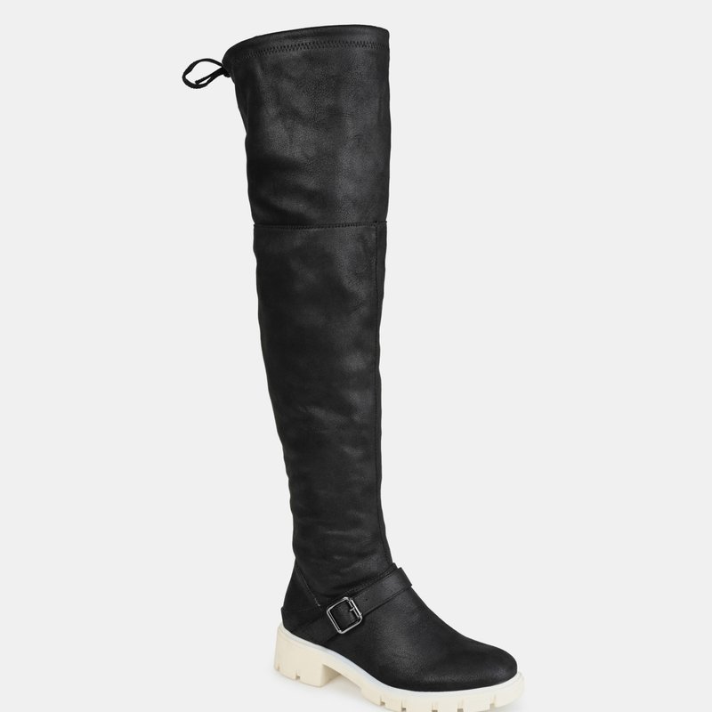 Journee Collection Women's Tru Comfort Foam Wide Calf Salisa Boot In Black