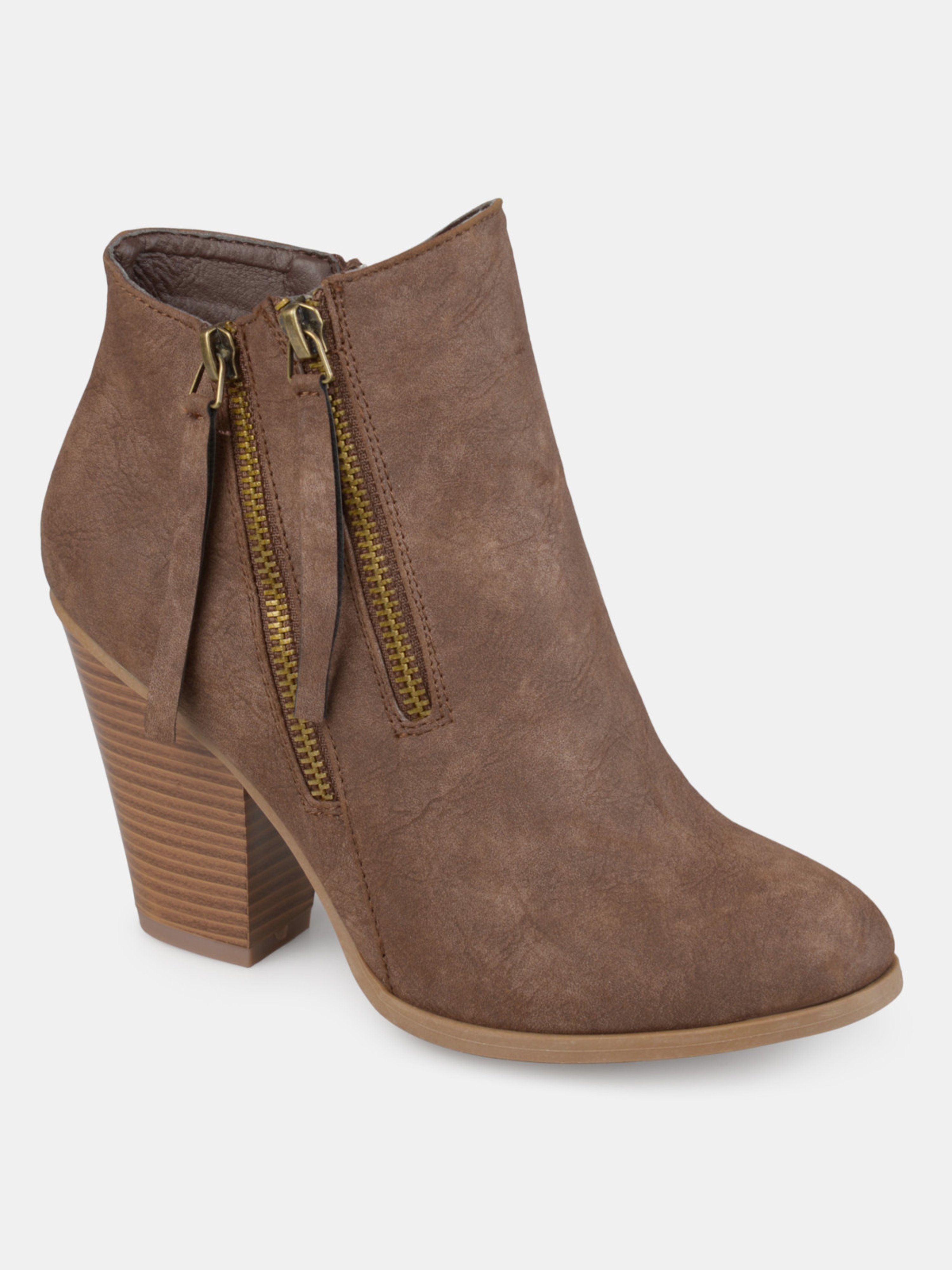 Journee Collection Women's Vally Bootie In Brown