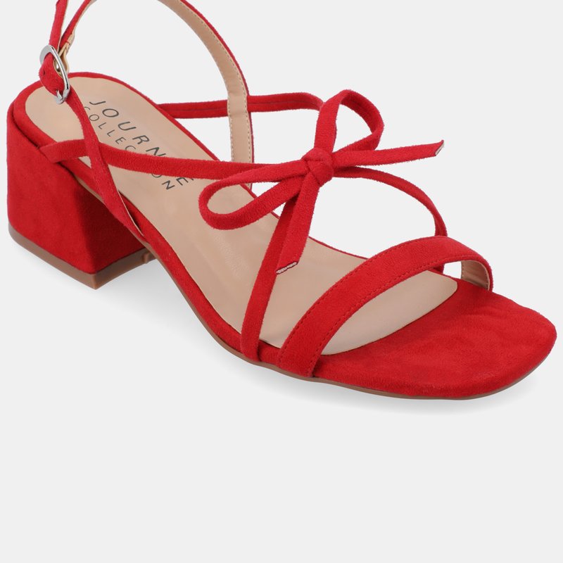 Journee Collection Women's Amity Sandals In Red