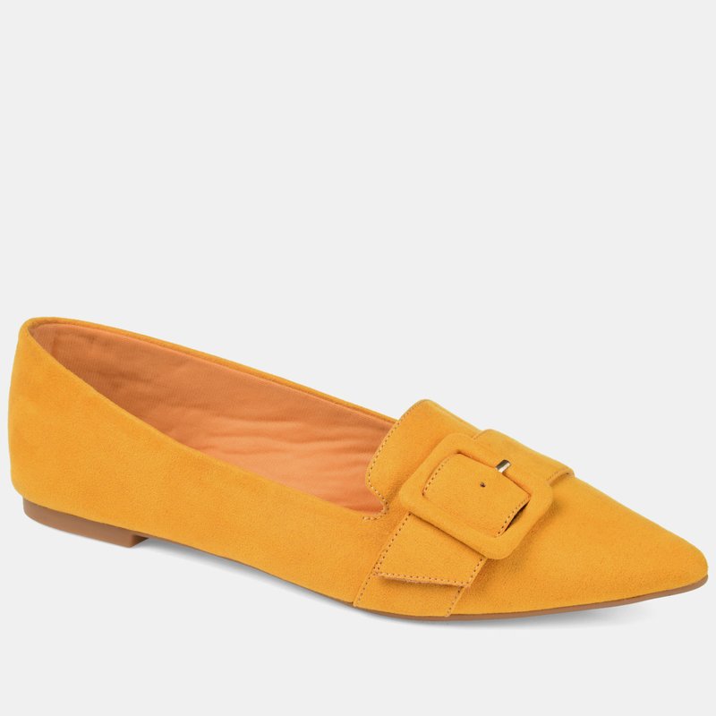 Journee Collection Women's Audrey Flat In Yellow