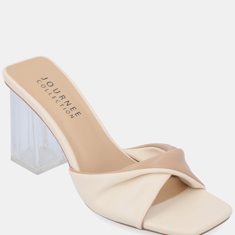 Shop Journee Collection Women's Aylia Sandals In White