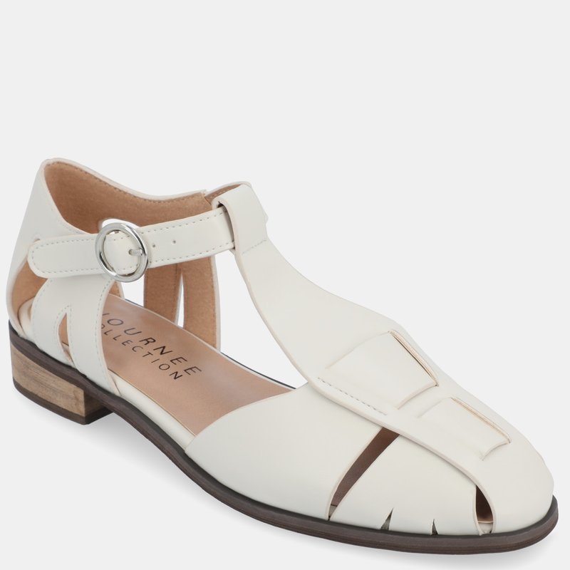 Shop Journee Collection Women's Azzaria Flats In White