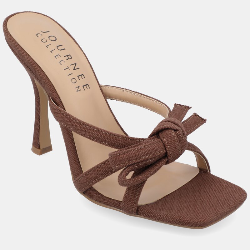 Journee Collection Women's Cilicia Pumps In Brown