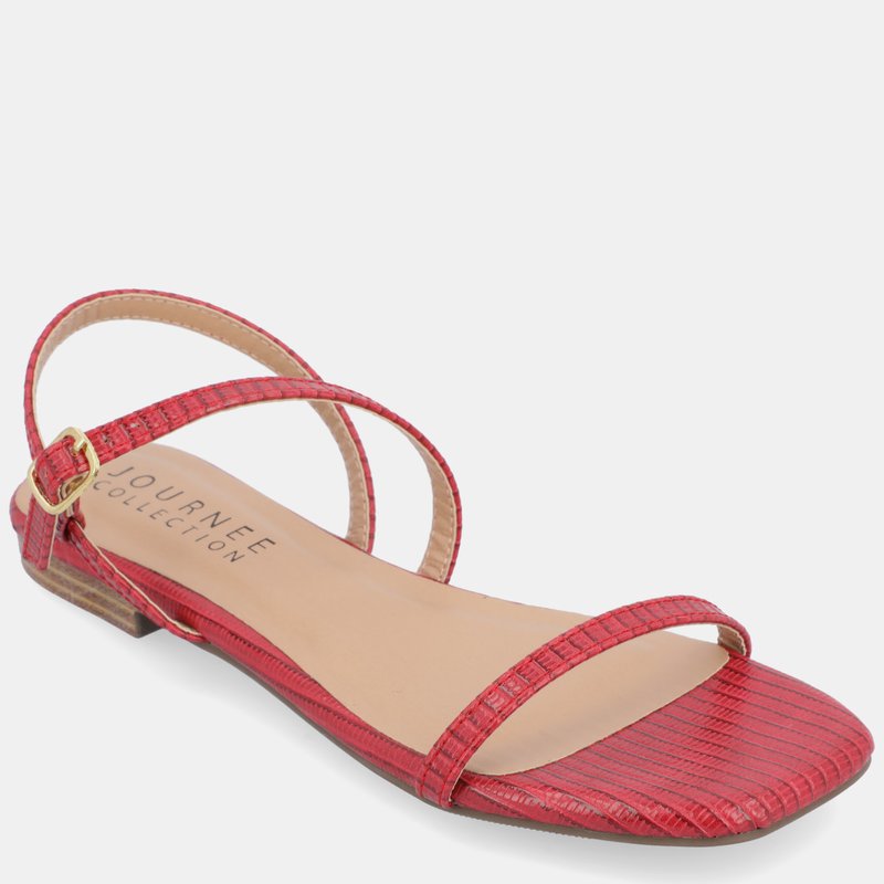 Shop Journee Collection Women's Crishell Sandals In Red