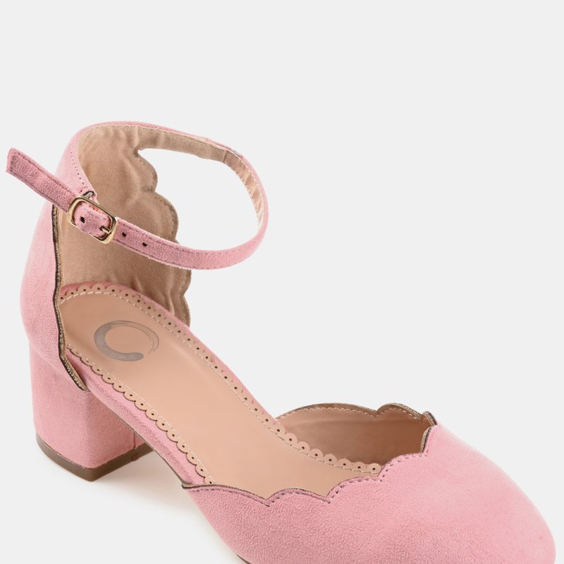 Journee Collection Women's Edna Pump Sandal In Pink