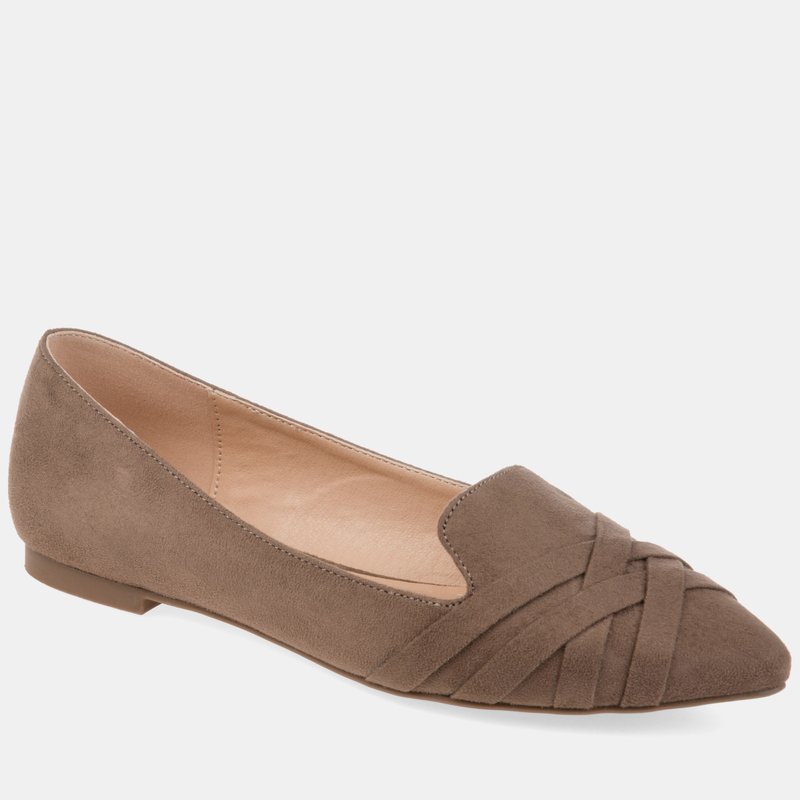 Journee Collection Women's Mindee Flat In Brown