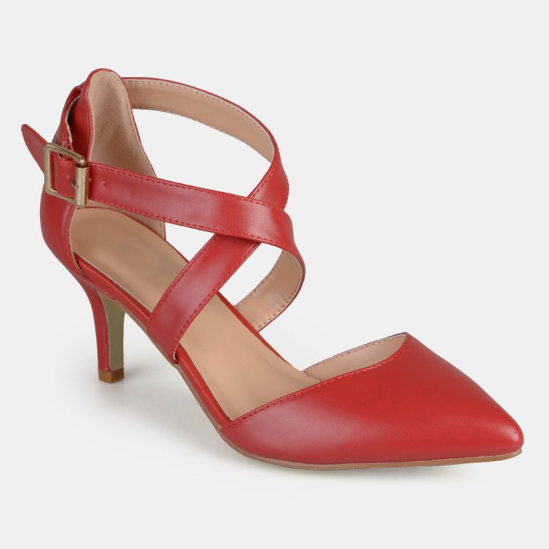 Journee Collection Women's Riva Pump In Red