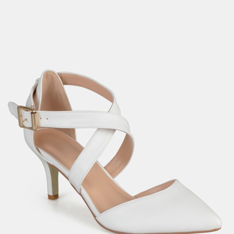 Journee Collection Women's Riva Pump In White