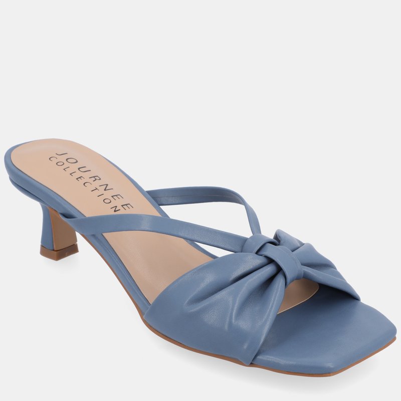 Shop Journee Collection Women's Starling Pumps In Blue
