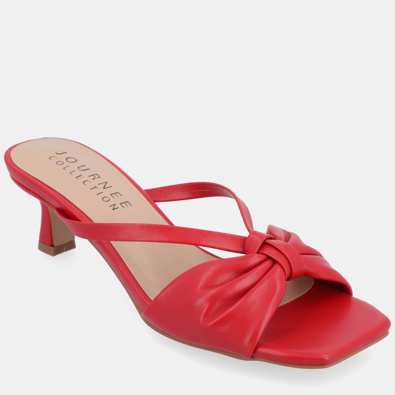 Journee Collection Women's Starling Pumps In Red