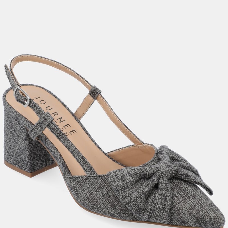 Shop Journee Collection Women's Tailynn Pumps In Grey