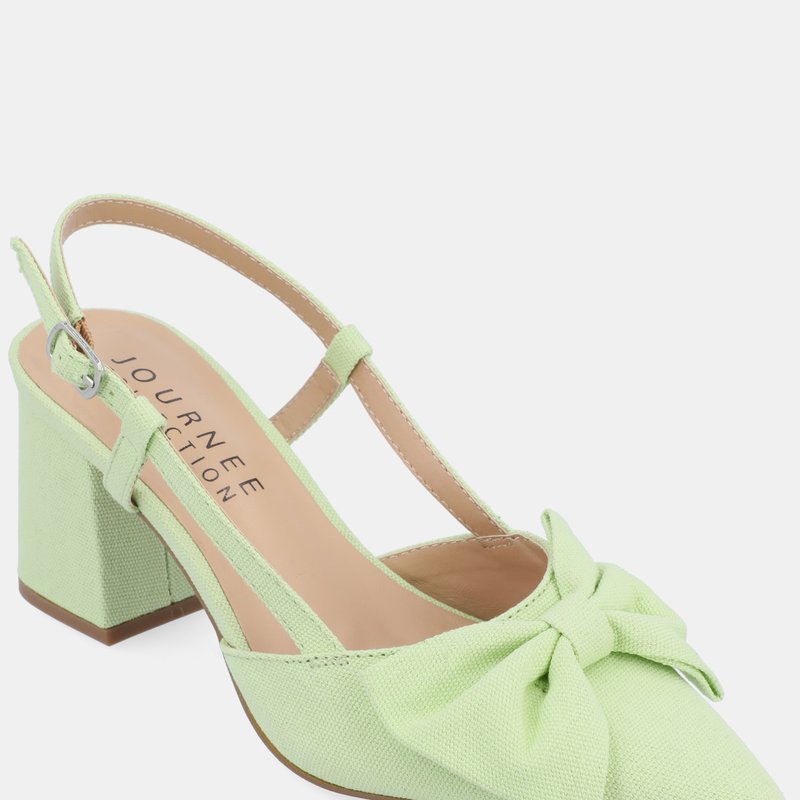 Shop Journee Collection Women's Tailynn Pumps In Green