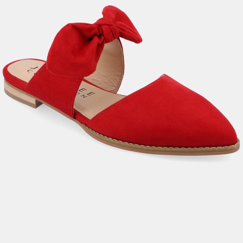 Shop Journee Collection Women's Telulah Narrow Width Mules In Red
