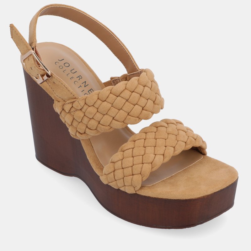 Journee Collection Women's Tru Comfort Foam Ayvee Sandals In Brown