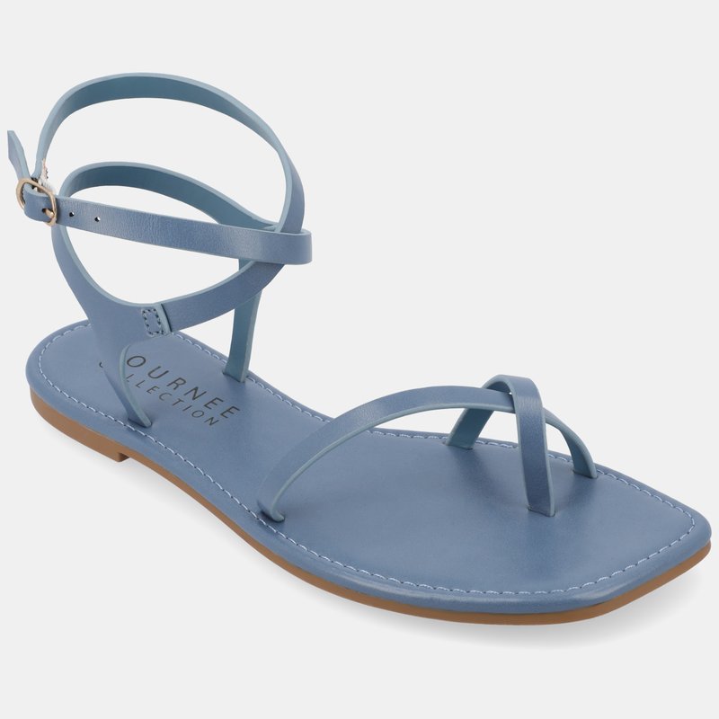 Shop Journee Collection Women's Tru Comfort Foam Charra Sandals In Blue