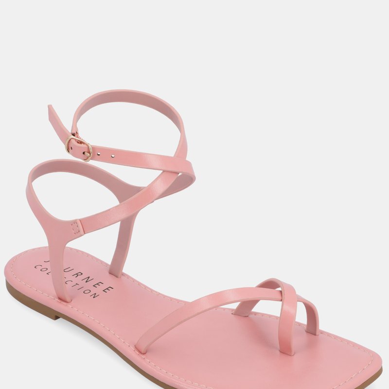 Journee Collection Women's Tru Comfort Foam Charra Sandals In Pink