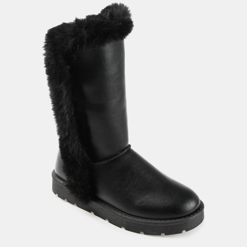 Shop Journee Collection Women's Tru Comfort Foam Cleeo Boot In Black