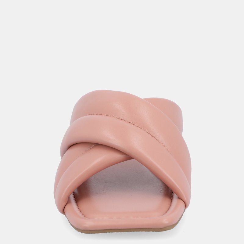Journee Collection Women's Tru Comfort Foam Divyah Sandals In Pink