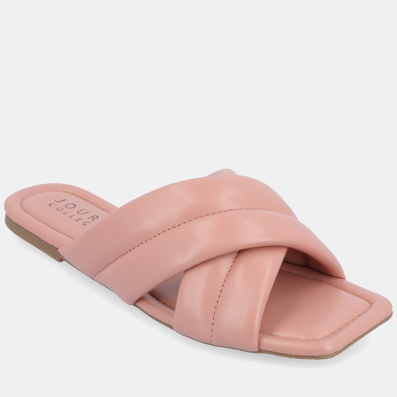 Shop Journee Collection Women's Tru Comfort Foam Divyah Sandals In Pink