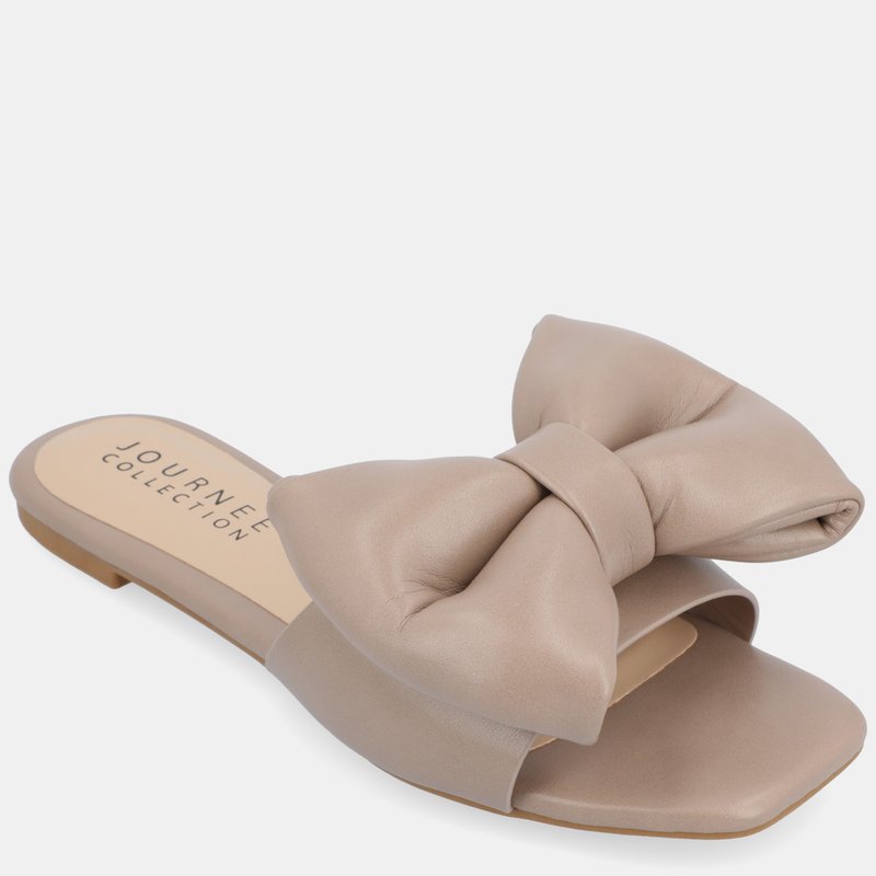 Shop Journee Collection Women's Tru Comfort Foam Fayre Sandals In Brown