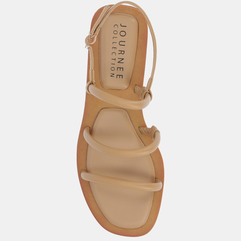 Journee Collection Women's Tru Comfort Foam Karrio Sandals In Brown