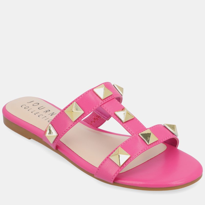 Shop Journee Collection Women's Tru Comfort Foam Kendall Sandal In Pink