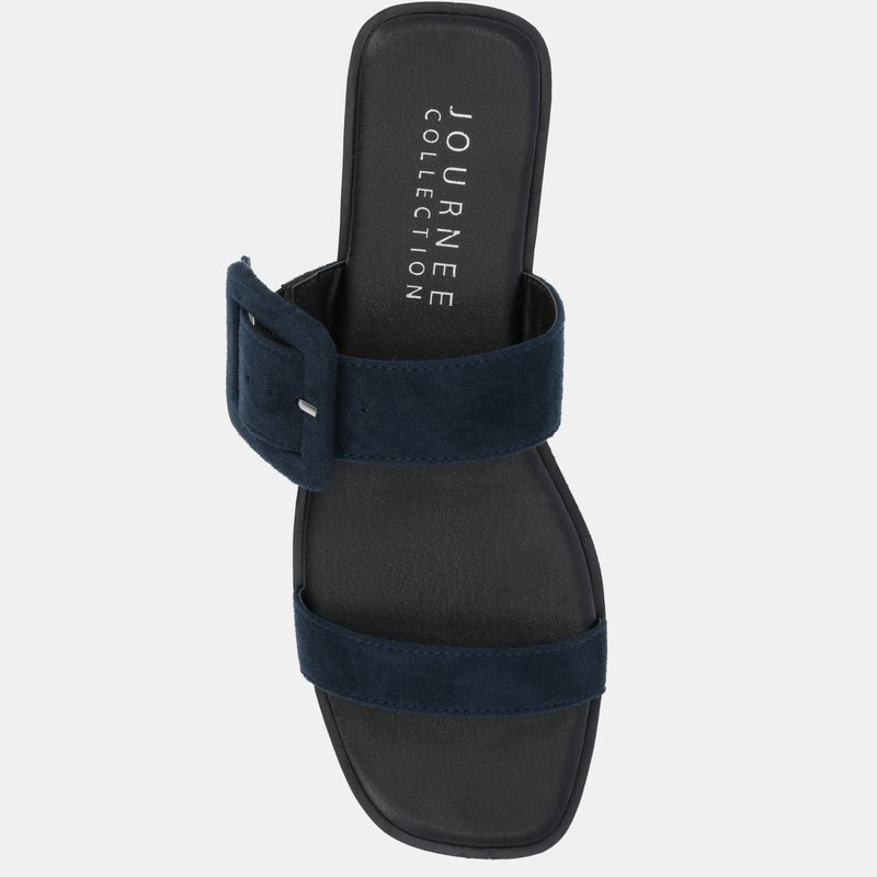 Journee Collection Women's Tru Comfort Foam Kerris Sandals In Blue