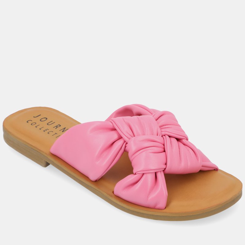 Journee Collection Women's Tru Comfort Foam Kianna Sandal In Pink