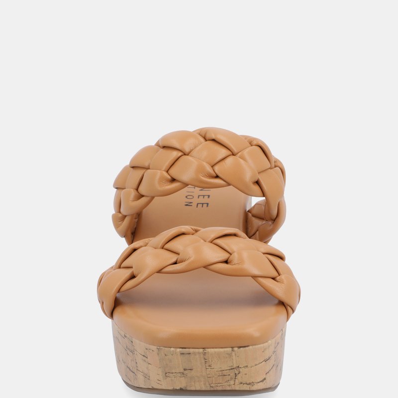 Journee Collection Women's Tru Comfort Foam Kyaa Sandals In Brown