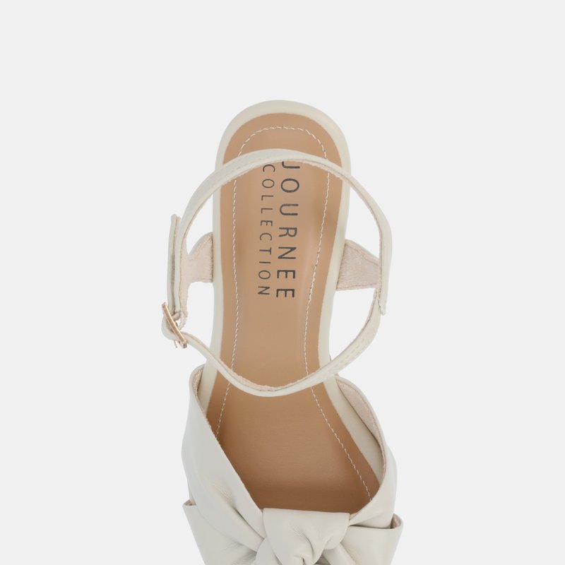Journee Collection Women's Tru Comfort Foam Lorrica Sandals In White