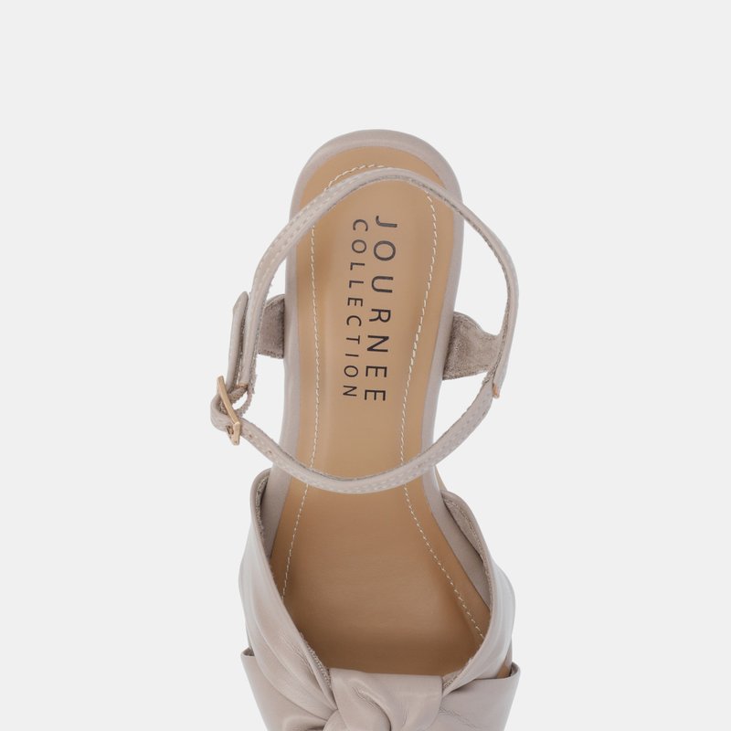 Journee Collection Women's Tru Comfort Foam Lorrica Sandals In Grey