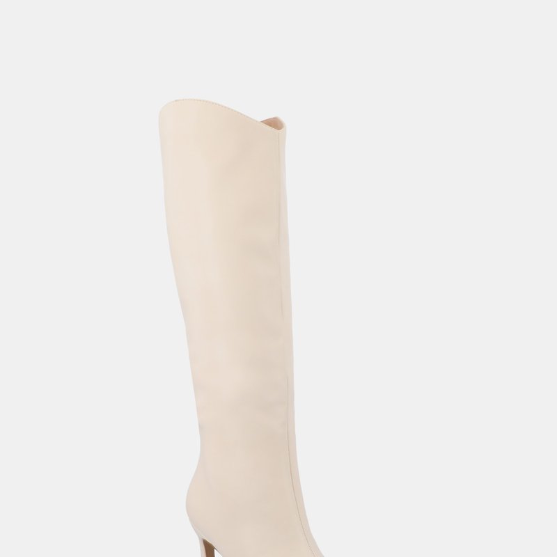 Journee Collection Women's Tru Comfort Foam Rehela Wide Width Wide Calf Boots In Neutral