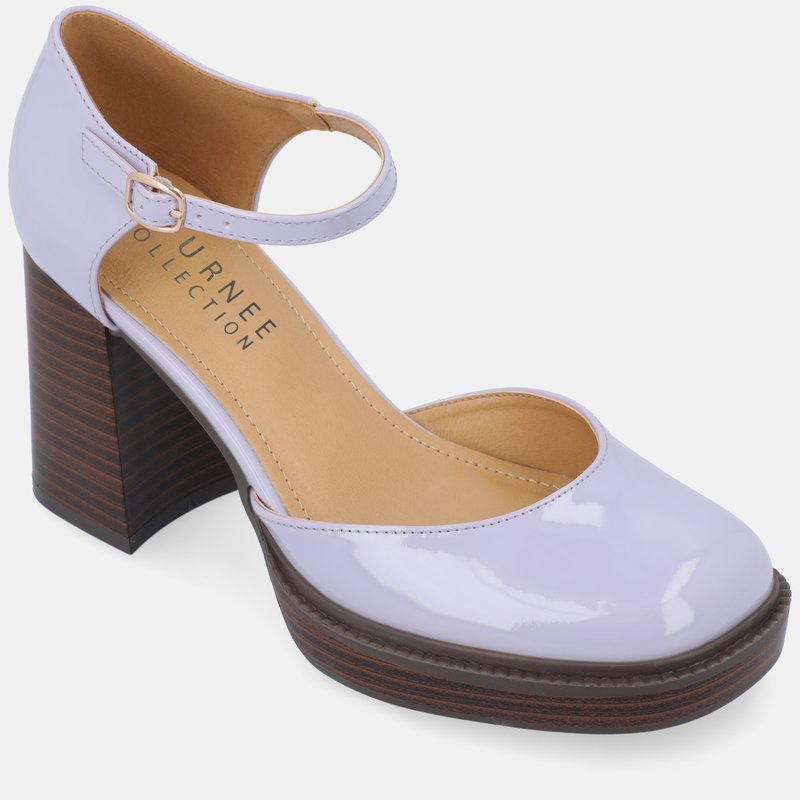 Journee Collection Women's Tru Comfort Foam Sophilynn Pumps Heels In Purple
