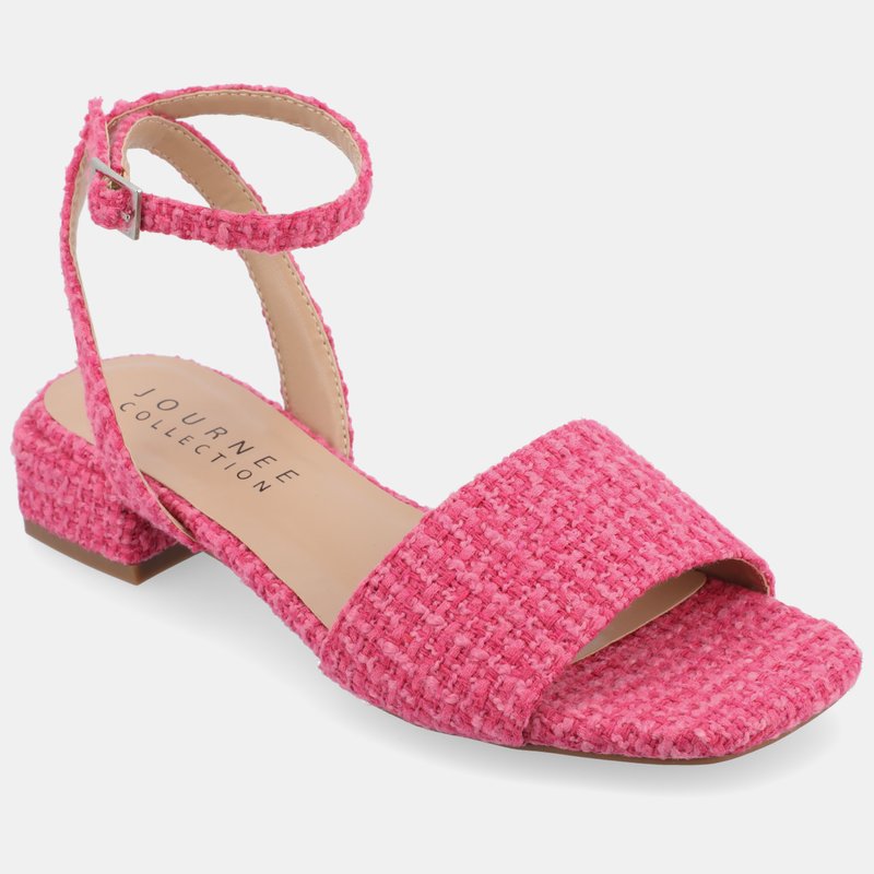 Shop Journee Collection Women's Tru Comfort Foam™ Adleey Sandals In Pink