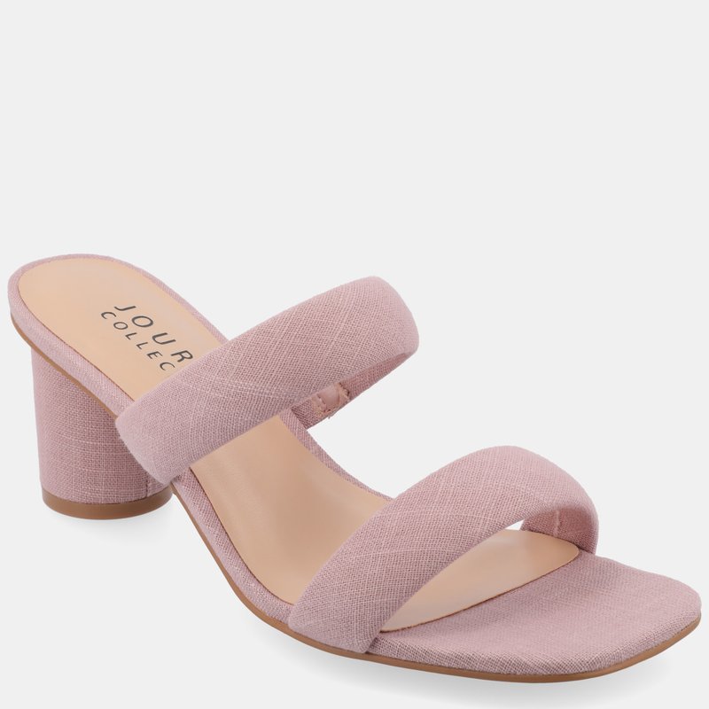 Shop Journee Collection Women's Tru Comfort Foam™ Aniko Sandals In Pink