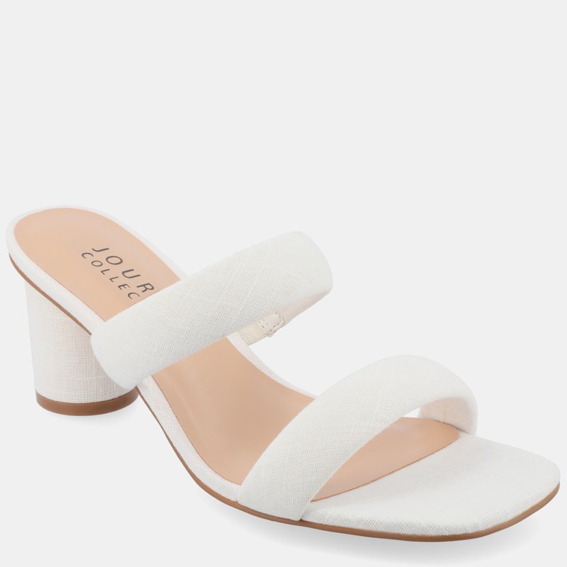 Shop Journee Collection Women's Tru Comfort Foam™ Aniko Sandals In White