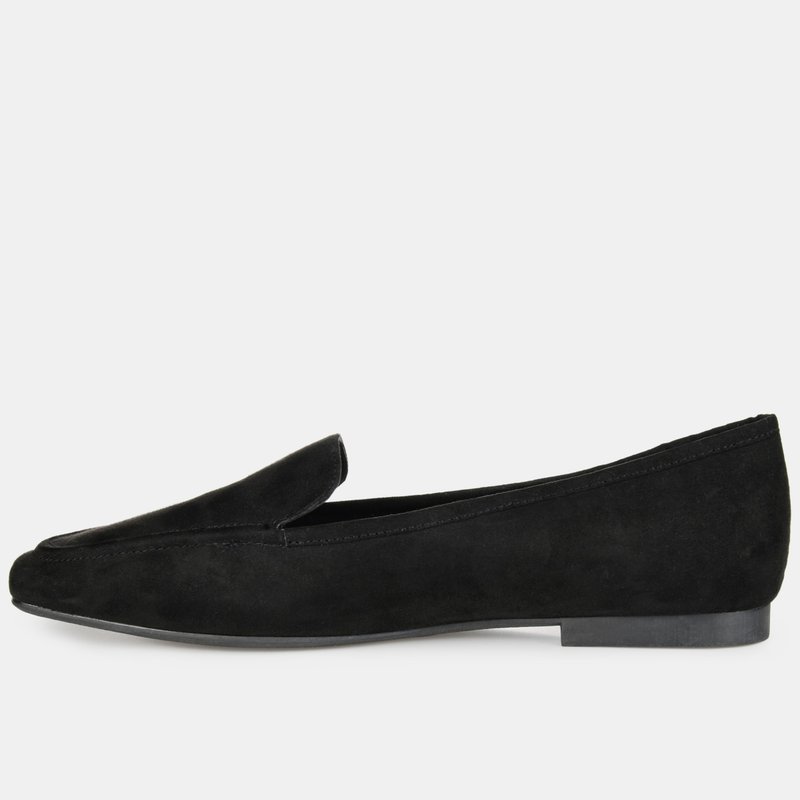 Journee Collection Women's Tullie Loafer Wide Width Flat In Black